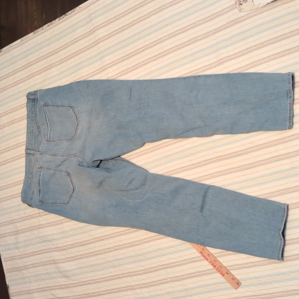 Old Navy Sky Blue Straight Leg Jeans - Picture 6 of 7